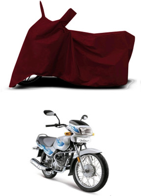 VESMEI Two Wheeler Cover for TVS(Victor Edge, Red)