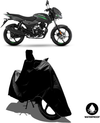 Amexride Waterproof Two Wheeler Cover for Bajaj(Pulsar 125 Neon, Black)