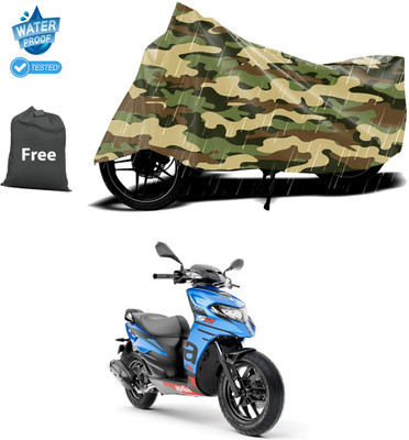 CODOKI Waterproof Two Wheeler Cover for Aprilia(SR 125, Yellow)