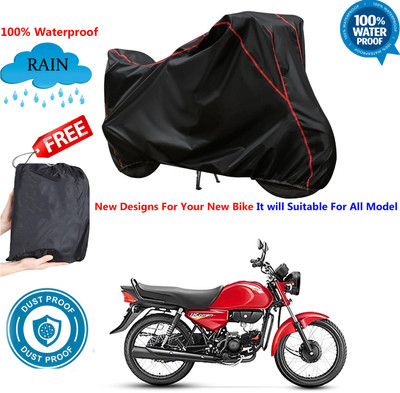 AUTOCAD Waterproof Two Wheeler Cover for Hero(HF Dawn BS6, Black)