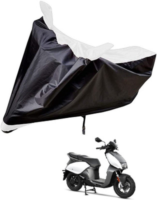 Auto Hub Two Wheeler Cover for Hero(White)