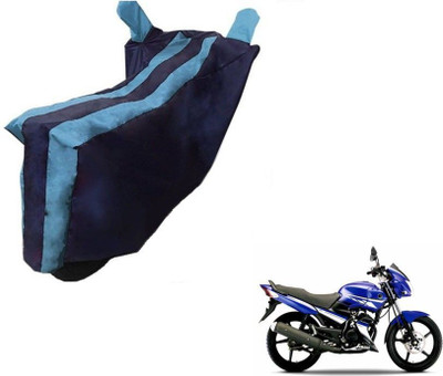 MWBB Waterproof Two Wheeler Cover for Yamaha(Gladiator, Black, Blue)