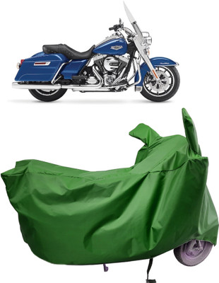 Amexride Two Wheeler Cover for Harley Davidson(Road King, Maroon)