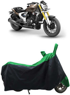 Coxtor Waterproof Two Wheeler Cover for TVS(Zeppelin BS6, Green)