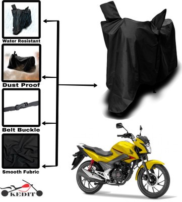 AASHTIK MART Two Wheeler Cover for Honda(CB, Black)