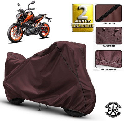 AUTOCAD Waterproof Two Wheeler Cover for KTM(Duke 200, Maroon)