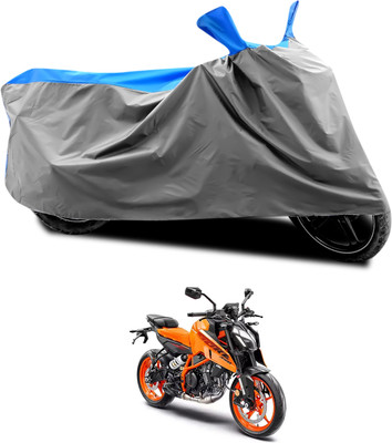 CODOKI Waterproof Two Wheeler Cover for KTM(Duke 390, Grey, Blue)