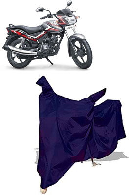 Amexride Two Wheeler Cover for TVS(Star City, Blue)