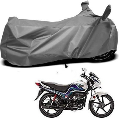DeepShakshi AUTOMOTIVE Waterproof Two Wheeler Cover for Hero(Passion Pro TR, Grey)