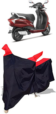 Amexride Two Wheeler Cover for Hero(Duet 125CC, Black)