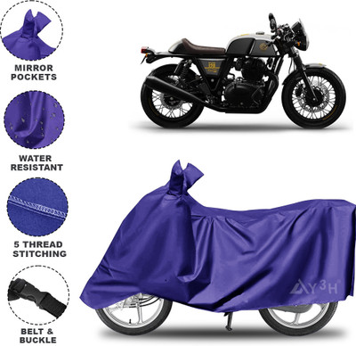 Y3H Waterproof Two Wheeler Cover for Royal Enfield(Continental GT, Blue)