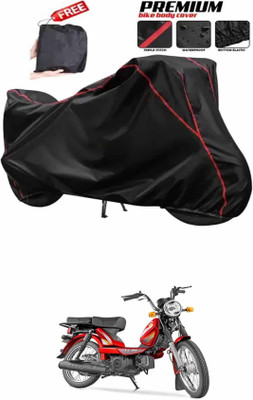 DeepShakshi AUTOMOTIVE Two Wheeler Cover for TVS(XL 100, Black)
