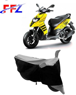 FFZ Waterproof Two Wheeler Cover for Aprilia(SR 150, Black, Grey)