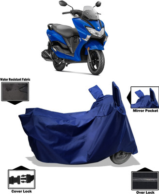 Amexride Two Wheeler Cover for Suzuki(Burgman Electric, Blue)