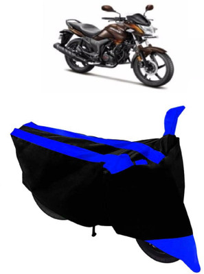 Varnwal E Commerce Waterproof Two Wheeler Cover for Hero(Hunk, Blue, Black)