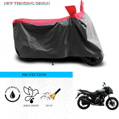 ANTHUB Waterproof Two Wheeler Cover for Bajaj(Pulsar 125, Grey, Red)