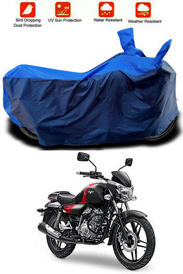 MMSSTAR Waterproof Two Wheeler Cover for Bajaj(V15, Blue, Blue)