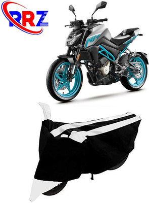 RRZ Waterproof Two Wheeler Cover for CFMoto(300NK, Black, White)