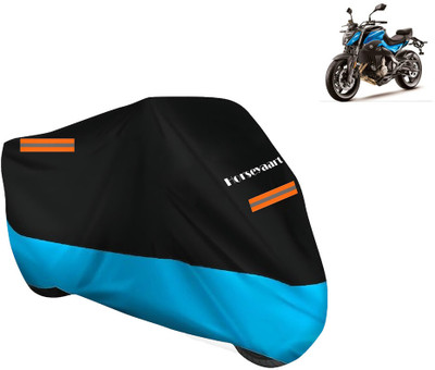 Horseyaart Waterproof Two Wheeler Cover for CFMoto(650 NK BS6, Blue)