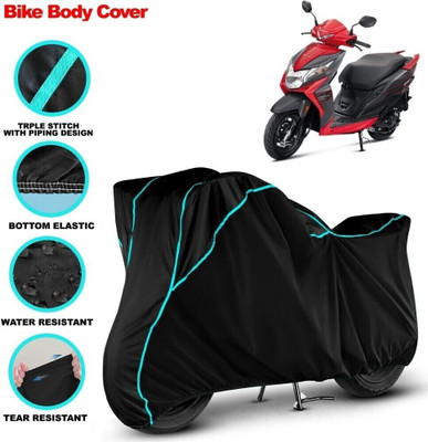 VOICO Waterproof Two Wheeler Cover for Honda(Dio, Black)