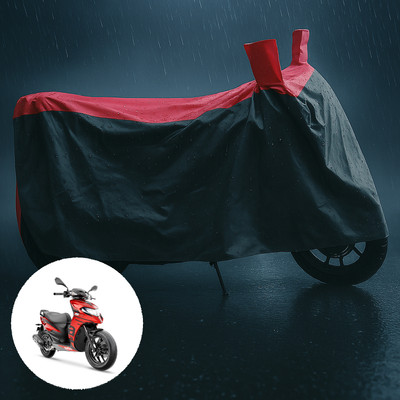 PAGORA Waterproof Two Wheeler Cover for Aprilia(SR 125, Grey, Red)