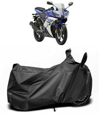 MADAFIYA Two Wheeler Cover for Yamaha(YZF-R15 V2, Black)