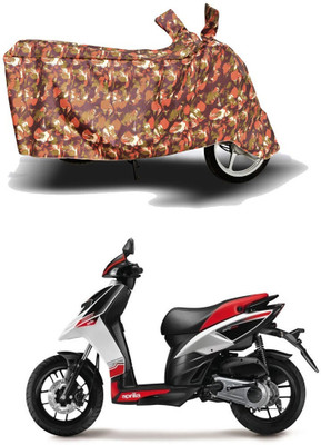 DeepShakshi AUTOMOTIVE Waterproof Two Wheeler Cover for Aprilia(SR 150, Red)