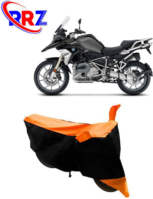 RRZ Waterproof Two Wheeler Cover for BMW(R 1200 GS, Black, Orange)