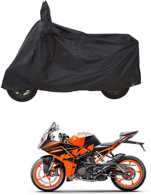 CODOKI Waterproof Two Wheeler Cover for KTM(RC 200 BS6, Black)
