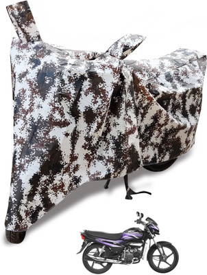 Auto Hub Waterproof Two Wheeler Cover for Hero(Super Splendor, Multicolor)