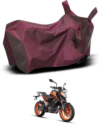 CODOKI Waterproof Two Wheeler Cover for KTM(200 Duke, Maroon)