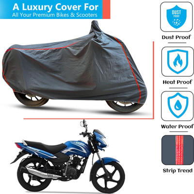 FAMEXON Waterproof Two Wheeler Cover for TVS(Sport BS6, Grey)