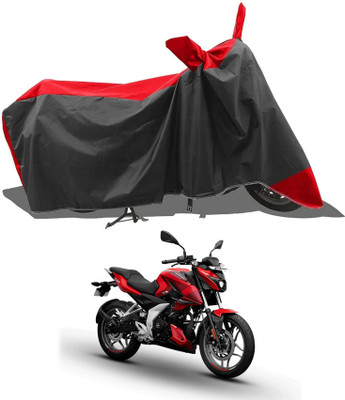 KEDIT Two Wheeler Cover for Bajaj(Pulsar NS 160, Red)