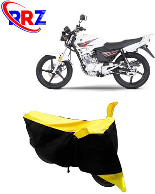 RRZ Waterproof Two Wheeler Cover for Yamaha(Libero G5, Black, Yellow)