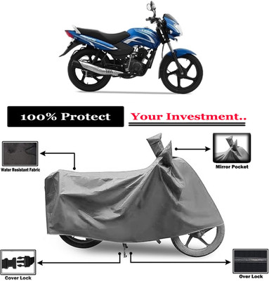 Amexride Two Wheeler Cover for TVS(Star Sport, Grey)