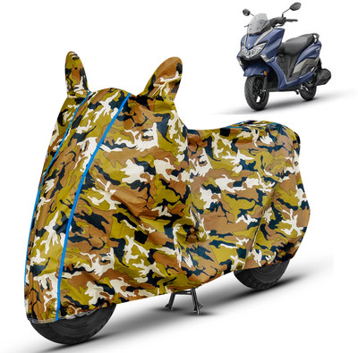 AUTOMOZEXO Waterproof Two Wheeler Cover for Suzuki(Burgman Street, Multicolor)