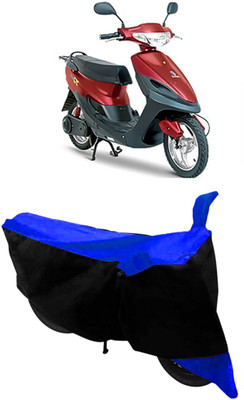 Varnwal E Commerce Waterproof Two Wheeler Cover for Avon(E Scoot, Blue, Black)