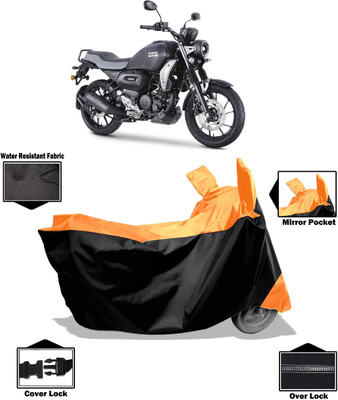 Amexride Two Wheeler Cover for Yamaha(FZ-X, Orange)