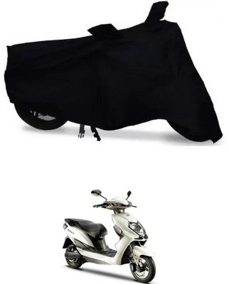 AutoGalaxy Waterproof Two Wheeler Cover for Evolet(Derby, Black)