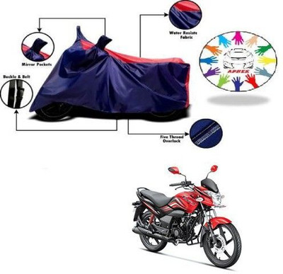 DeepShakshi AUTOMOTIVE Waterproof Two Wheeler Cover for Hero(Passion Xpro, Blue, Red)