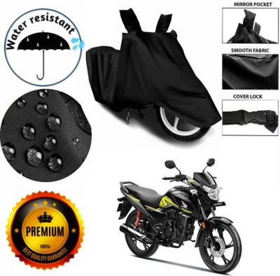 AIKOZIYA Waterproof Two Wheeler Cover for Honda(SP 125, Black)