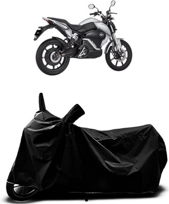 OliverX Waterproof Two Wheeler Cover for Revolt(RV Cafe Racer BS6, Black)
