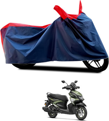 CODOKI Waterproof Two Wheeler Cover for Yamaha(Ray-ZR 125FI, Black, Red)