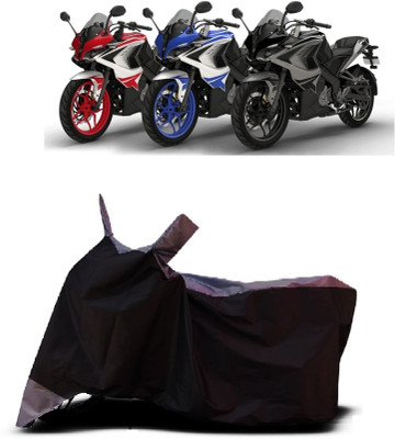 VESMEI Two Wheeler Cover for Bajaj(Pulsar SS400, Grey)