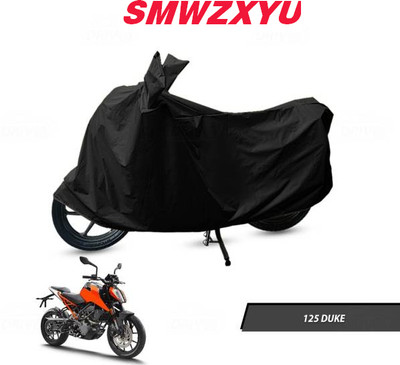 smwzxyu Waterproof Two Wheeler Cover for KTM(125 Duke, Black)