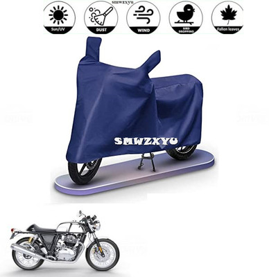 smwzxyu Waterproof Two Wheeler Cover for Royal Enfield(Continental GT 650, Blue)