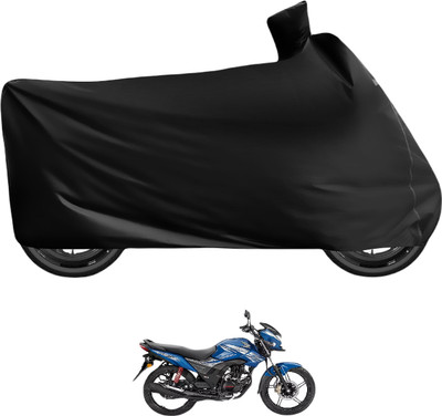 Caronix Waterproof Two Wheeler Cover for Honda(CB Shine SP, Black)
