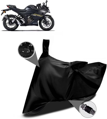 PAGORA Waterproof Two Wheeler Cover for Suzuki(Gixxer SF 250, Black)