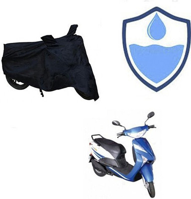DeepShakshi AUTOMOTIVE Waterproof Two Wheeler Cover for Indus(Yo Xplor, Black)