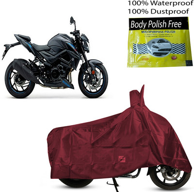 EGAL Waterproof Two Wheeler Cover for Suzuki(BS6, Maroon)